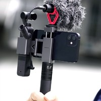 MAXCAM 桌面支架适用于dji大疆OSMO POCKET 2灵眸口袋相机铝合金手机夹固定三脚角架自拍杆便携加长杆配件