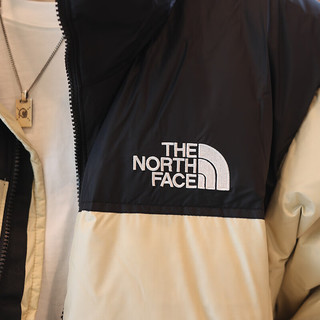 THE NORTH FACE 北面 1996 Nuptse 中性户外羽绒服 NF0A3C8D-3X4 米色 L