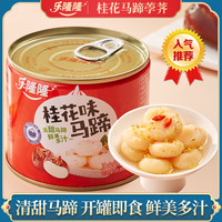 乐隆隆桂花马蹄罐头水果罐头新鲜清水马蹄去皮荸荠即食商用糖水
