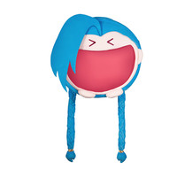 LEAGUE OF LEGENDS 英雄联盟 双城之战 毛绒痛包 金克丝 38*38cm