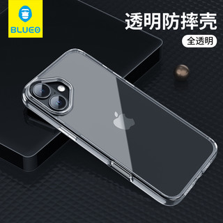 88VIP：BLUEO 蓝猩 苹果16Promax手机壳透明iphone16pro保护套16全包plus防摔后