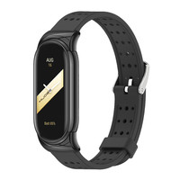 mijobs 适用小米手环9/8表带小米手环9/8腕带智能配件运动金属替换带男女快拆连接器8nfc版手腕带手表带秋天配饰diy