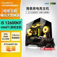 百亿补贴：COLORFUL 七彩虹 DIY主机（i5 12600KF、RTX4060Ti、16G、512G）