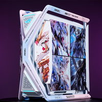 华硕 ASUSROG GR701创世神 白色机箱吹雪 EVA系列 UV喷绘改色 翻毛皮ARGB镜面灯板 创世神 高达(机箱+灯板) 高达【白机箱+全套UV灯板】现有方案