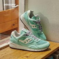 百亿补贴：saucony 索康尼 SHADOW 6000休闲鞋复古鞋情侣运动鞋绿白S70746-2