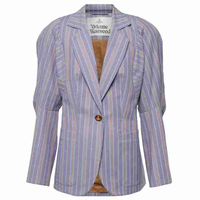 Vivienne Westwood Pourpoint 条纹棉质西装外套