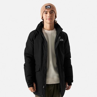 THE NORTH FACE 北面 羽绒服男550蓬中长款连帽外套4U81