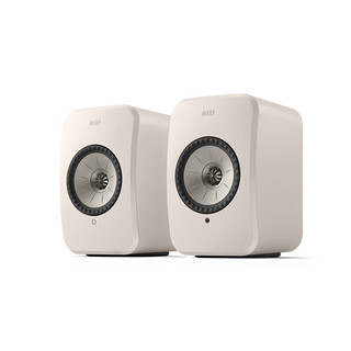 KEF LSX II轻奢版 电脑无线HiFi音响蓝牙2.0立体声桌面有源音箱台式电视家用高保真扬声器 岩石白