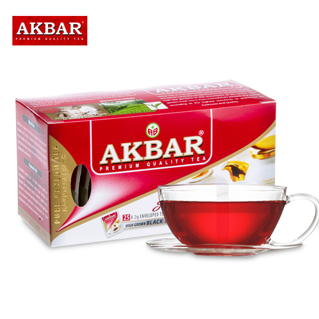 88VIP：AKBAR 阿客巴 高山锡兰红茶 50g 25袋