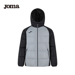 Joma 荷马 短款羽绒服男冬季新款保暖鸭绒防风运动连帽外套