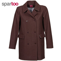 ​Bensimon BENSIMON女服装秋冬大衣外套李子色中长款原装正品WHITER欧洲产