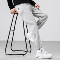 AC米兰 棉质男士运动裤男休闲裤男保暖加绒卫裤男长裤子秋冬