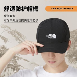 THE NORTH FACE 北面 四季款男帽女帽情侣款鸭舌帽刺绣可调节舒适透气运动帽户外休闲帽