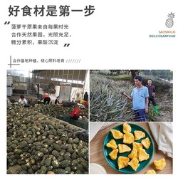 每果时光 菠萝干250g凤梨干菠萝圈蜜饯水果干休闲零食解馋办公室