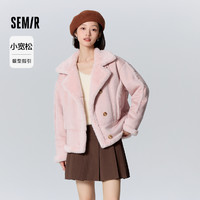 Semir 森马 女士仿麂皮仿兔毛保暖夹克 10-9723108006