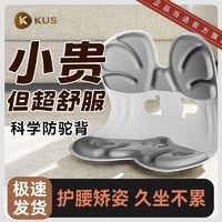 百亿补贴：KUS 坐姿护腰办公室久坐不累正坐姿成人坐腰垫神器