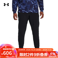 安德玛 UNDERARMOUR）秋冬Project Rock强森男子训练运动长裤1380102 黑色001 XXL