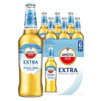 88VIP：Heineken 喜力 Amstel红爵啤酒Extra460ml*6瓶整箱轻卡低度