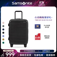 Samsonite 新秀丽 行李箱欧洲设计万向轮拉杆箱旅行箱KF1黑色20寸