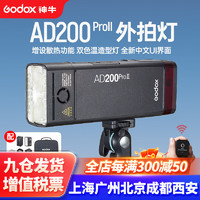 Godox 神牛 AD200proII二代大功率外拍灯单反闪光灯 AD200proII标配 索尼版