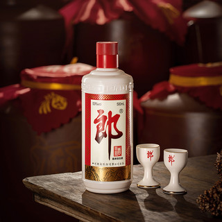 LANGJIU 郎酒 郎牌郎酒礼盒 500ml*2*4盒 53度酱香型白酒 （非原箱发货）