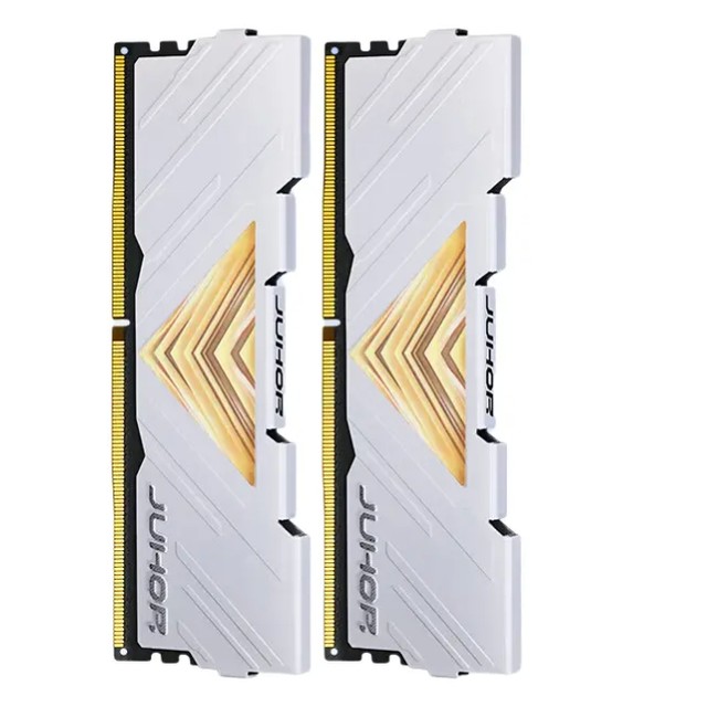 JUHOR 玖合 忆界系列白甲 DDR4 3200MHz 台式机内存条 32GB(16Gx2)套装