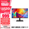 ViewSonic 优派 23.8英寸 4K超清 IPS微边 广色域 爱眼低蓝光 家用商用办公电脑显示器24 VA2462-4K-HD