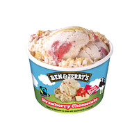 BEN&JERRY'S 本杰瑞mini杯冰淇淋100ml巧克力布朗尼香草草莓芝士