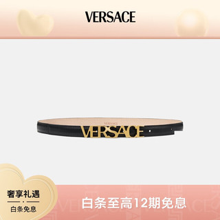 VERSACE 范思哲 23春夏奢侈品女士大气金色小牛皮腰带皮带80