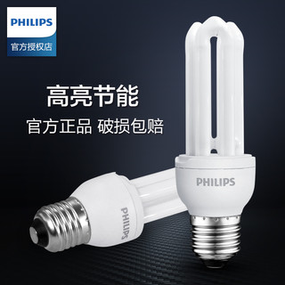 PHILIPS 飞利浦 节能灯 E27螺口 5W-23W 白光/黄光