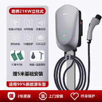 PRTDT 普诺得 金盾新能源充电桩7KW家用汽车充电枪器特斯拉YS奔驰宝马奥迪大众问界M5智己埃安小鹏理想充电桩 金盾380V 21KW立柱式 10米枪线