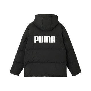 PUMA彪马 Hooded Down Jacket 24冬男女同款运动休闲保暖连帽羽绒外套 688797-01 M