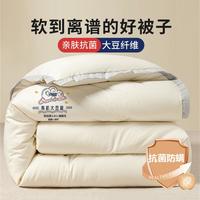 抑菌大豆蛋白纤维被子秋冬被加厚保暖春秋被四季被宿舍棉被芯单人