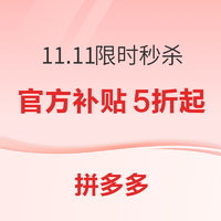 拼多多 11.11开门红 限时秒杀主会场