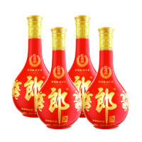 移动端、京东百亿补贴：LANGJIU 郎酒 红花郎15 53%vol 酱香型白酒 500ml*4瓶 整箱装