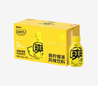 MENGNIU 蒙牛 酸酸乳爽柠檬茶风味饮料350g×15瓶/箱