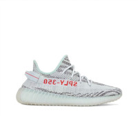 adidas ORIGINALS Yeezy 350 V2 冰蓝 可燃冰斑马椰子情侣鞋B37571 UK4码36.5