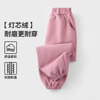 EASTERN CAMEL 东方骆驼 儿童裤子[灯芯绒厚款]男女童秋冬季束脚长裤中大儿童外穿运动裤