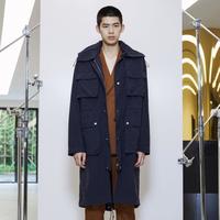 风衣男尼龙多口袋设计机能男友风时尚宽松大衣外套男式风衣