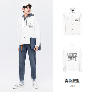 Semir 森马 男士字母印花休闲夹克 10-3522108104