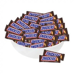 SNICKERS 士力架 原味花生夹心巧克力500g*1袋约24根