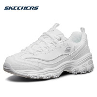 SKECHERS 斯凯奇 女鞋秋季新款熊猫鞋休闲鞋正品运动鞋女士厚底老爹鞋小白鞋