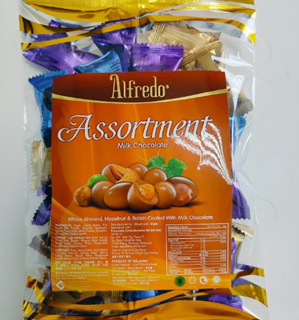 Alfredo 爱芙 马来西亚进口什锦巧克力球形 450g 罐装