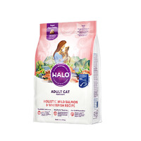 HALO 自然光环 美国Halo自然光环猫粮成猫系列纯鲜肉鸡肉鱼肉10磅猫粮