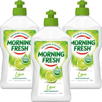 88VIP：MORNING FRESH Morningfresh晨新辰清澳洲进口洗洁精青柠400ml*3去油果蔬洗涤剂