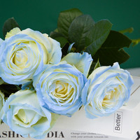 88VIP：顿巴纵队 碎冰蓝玫瑰 5枝/束