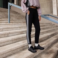 adidas 阿迪达斯 休闲加绒加厚束脚运动裤女装冬季adidas阿迪达斯官方轻运动GM5551