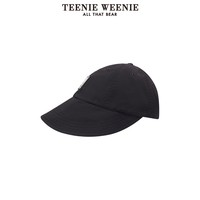 TEENIE WEENIE TeenieWeenie小熊加宽防晒帽子鸭舌帽出游时尚休闲女士夏白色帽子