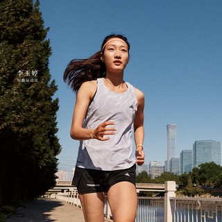 adidas 阿迪达斯 李玉婷同款透气凉爽干爽跑步运动背心女装adidas阿迪达斯官方