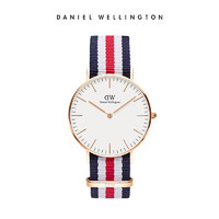 Daniel Wellington 手表女士CLASSIC撞色织纹女表36mm